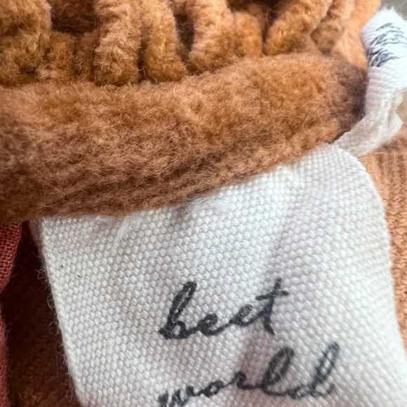 Beet World Dress Girls Fall Dress Orange Ruffle - Picture 6 of 10